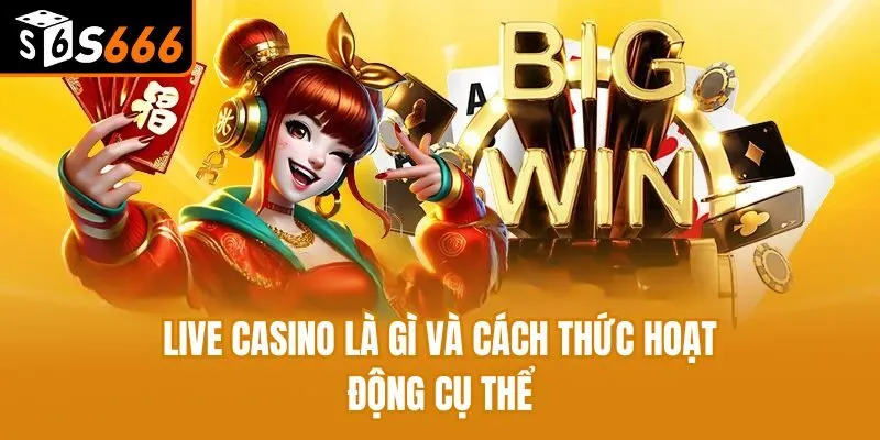 Live casino là gì và cách thức hoạt động cụ thể
